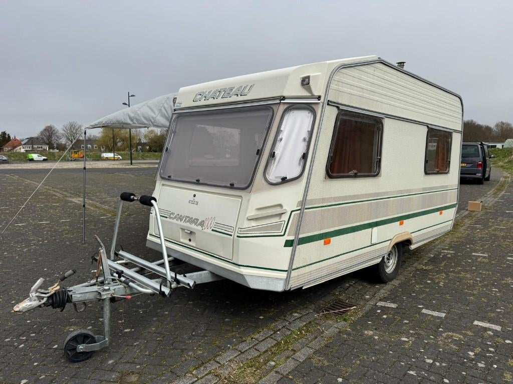caravan vintage Chateau, Caravans en Kamperen, Caravans, Kachel, Tot en met 2, Kleine zit, Particulier
