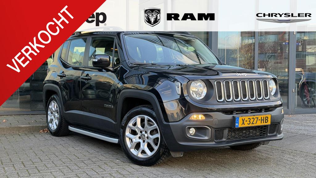 Jeep Renegade 1.4 MultiAir Longitude | Trekhaak | Side bars, Voorwielaandrijving, Stof, Gebruikt, 4 cilinders