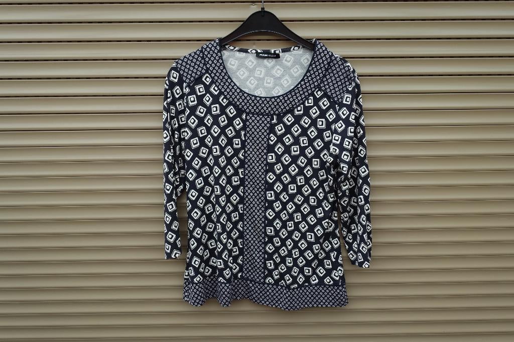 Frank Walder top.  Maat  M, Kleding | Dames, Tops, Zwart, Maat 46/48 (XL) of groter, Ophalen of Verzenden, Zo goed als nieuw