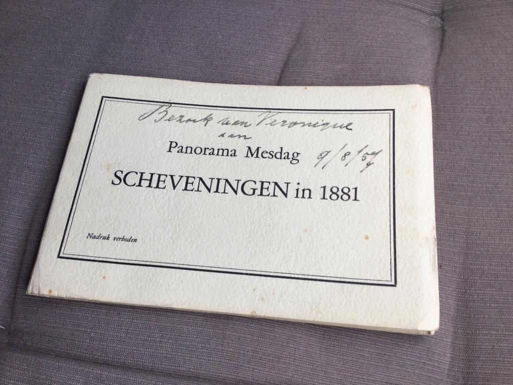 Panorama Mesdag. Scheveningen in1881 in mapje doe een bod, Ophalen of Verzenden, Voor 1940, Zo goed als nieuw, Overige onderwerpen