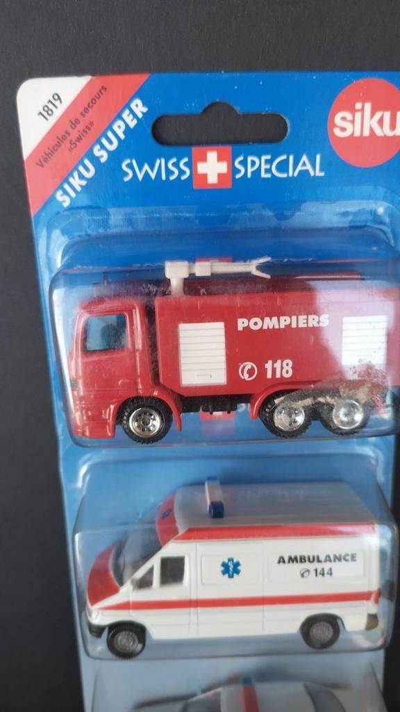 BMW 3 Serie e36 ambulance police Siku 1819 Swiss Pol, Hobby en Vrije tijd, Schlittenbacherstrasse 60 Lüdenscheid Germany, Auto