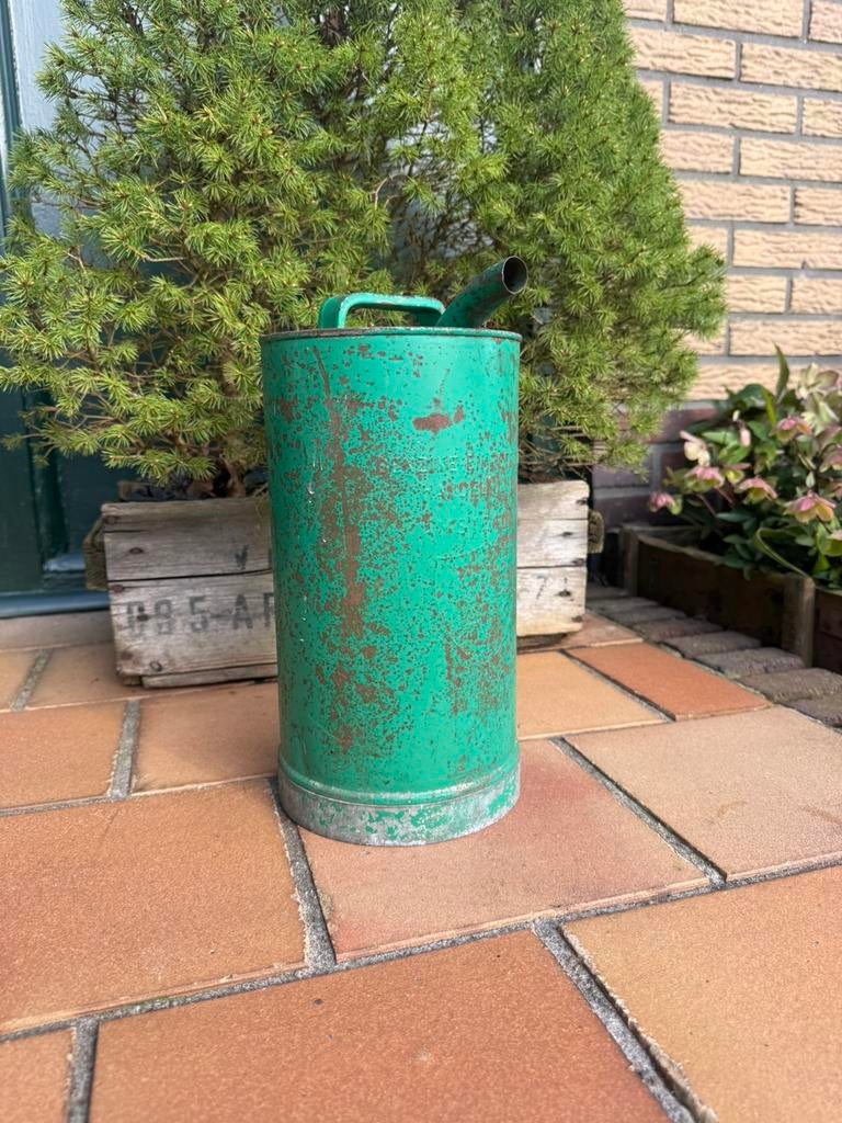 Oude BP garage olie benzine petroleum blik kan oldtimer, Ophalen of Verzenden