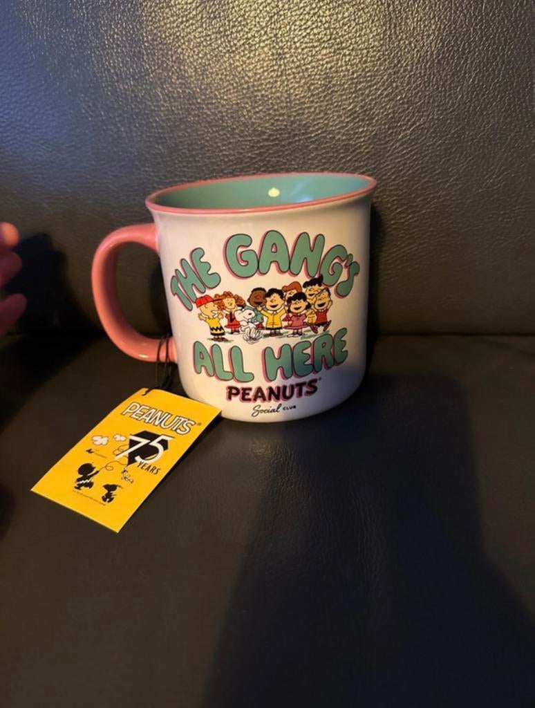 Peanuts 75 Jaar Snoopy Mok - Nieuw met label, Huis en Inrichting, Ophalen, Nieuw