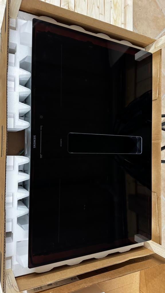 Siemens ED807HQ26E kookplaat met afzuiging inbouw, Ophalen, Nieuw, 4 kookzones, Inbouw