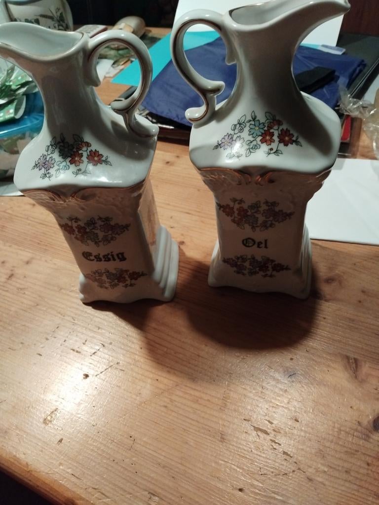 Antieke Essig en Oel kannen, Ophalen of Verzenden