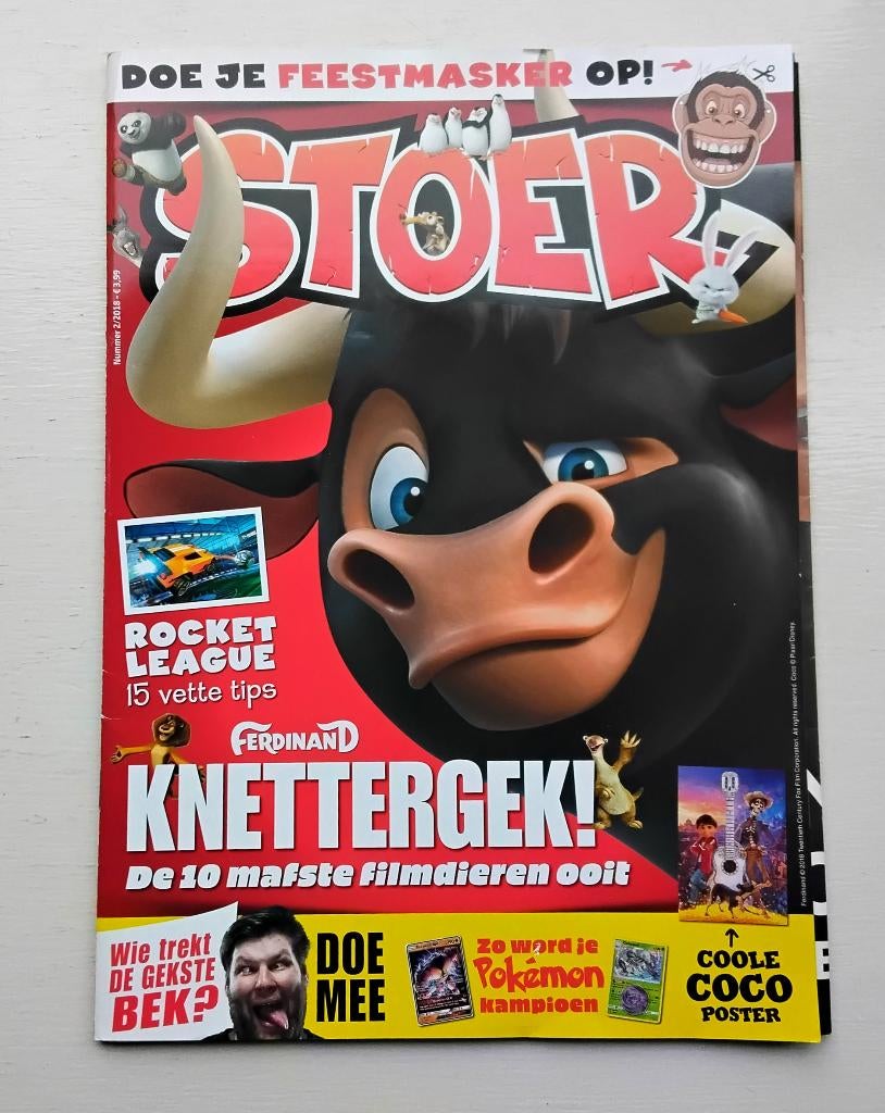Jeugdtijdschrift STOER met poster van film Coco en Ferdinand, Boeken, Ophalen of Verzenden, Gelezen, Fictie algemeen