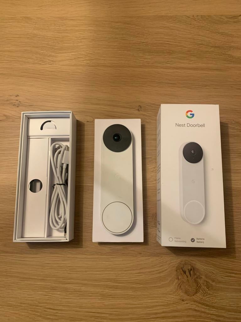 Google Nest deurbel batterij - zgan, Draadloos, Ophalen of Verzenden, Bewegingsdetectiesensor, Google nl