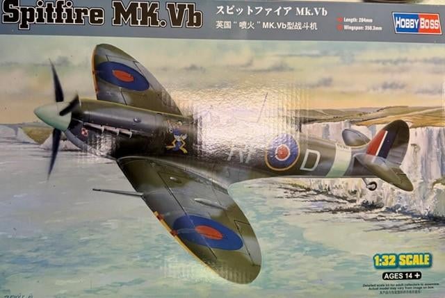 Coelianmodels, Hobby Boss, 83205, Spitfire Vb, 1/32, € 48,99, Overige merken, Nieuw, Ophalen of Verzenden, Groter dan 1:72