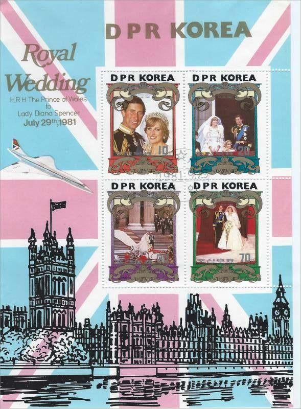 Royal Wedding Prince Charles and Lady Diana Spencer 1981, Verzamelen, Ophalen, Nieuw, Buitenland, Kaart, Foto of Prent