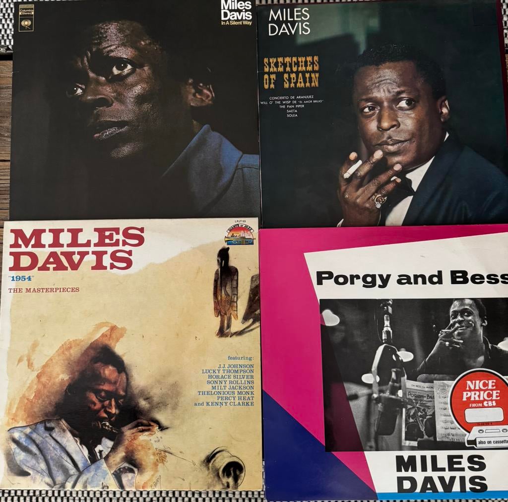 4LPs - Miles Davis, Gebruikt, 1980 tot heden, Ophalen of Verzenden, 12 inch