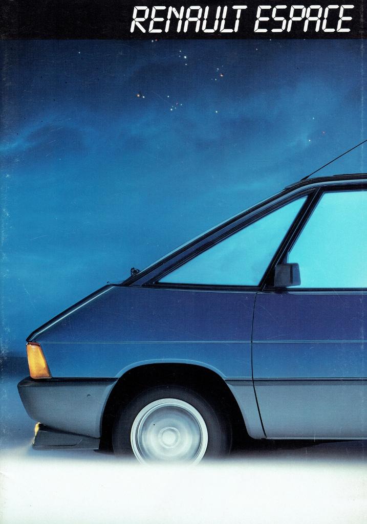 Folder Renault Espace (1986), Ophalen of Verzenden, Gelezen, Renault