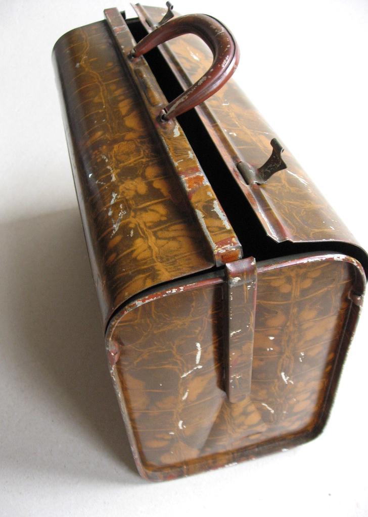 Snoepkoffertje van Van Melle , blik jaren 30, Ophalen of Verzenden