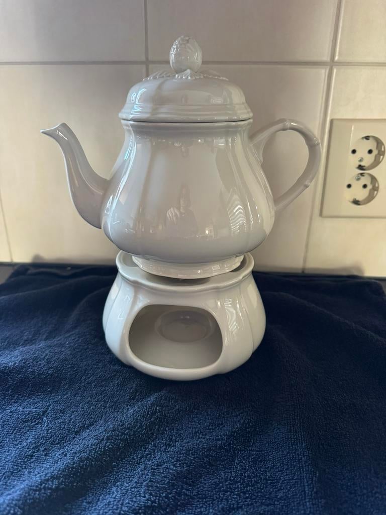 Villeroy & Boch Manoir theepot en theelichtje, Ophalen, Overige typen, Zo goed als nieuw, Overige stijlen