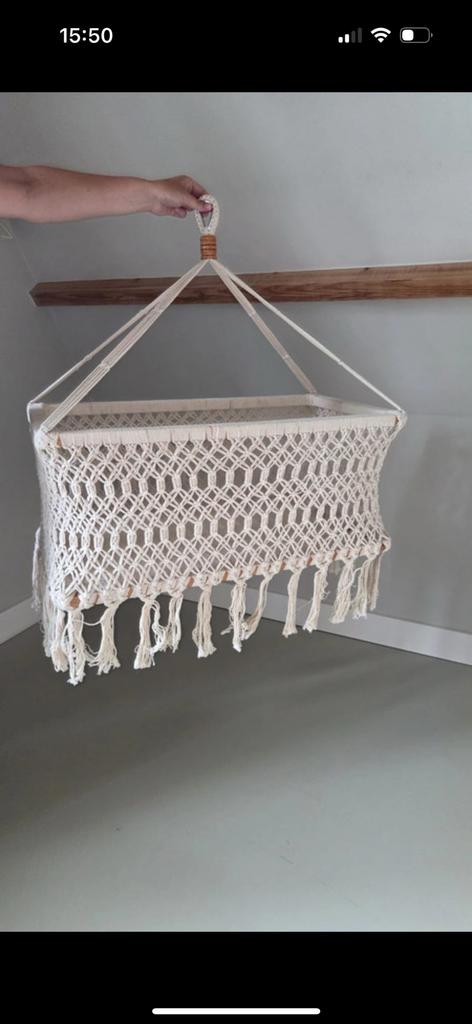 Hangwiegje bed baby ledikant rust zen macrame, Kinderen en Baby's, Babywiegjes en Ledikanten, Ophalen of Verzenden, Nieuw, Overige typen