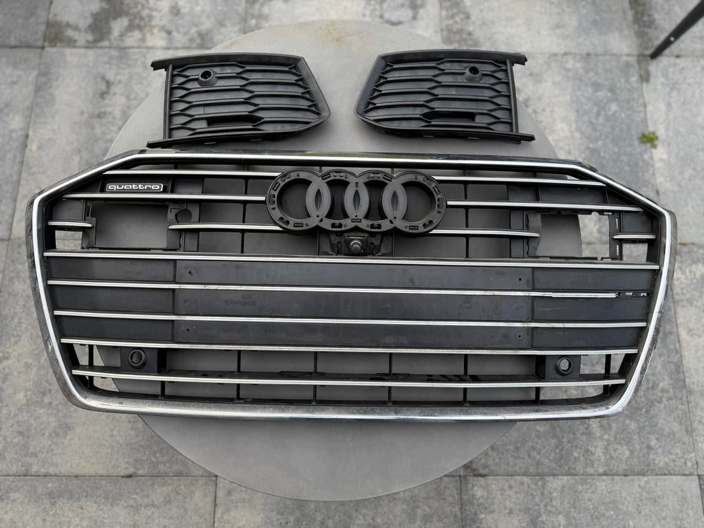 Audi A6 C8 S-Line Grill + Camera & Sensoren 6x, Gebruikt, Voor, Bumper, Audi