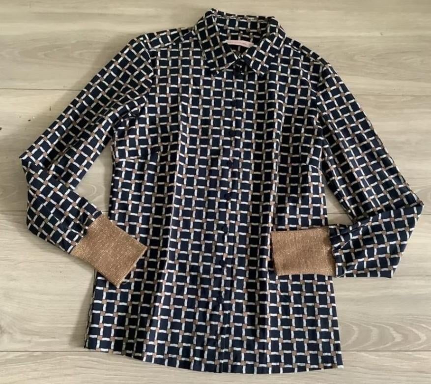 Blouse Travelstof Studio Anneloes Maat S, Studio Anneloes, Zwart, Ophalen of Verzenden, Zo goed als nieuw