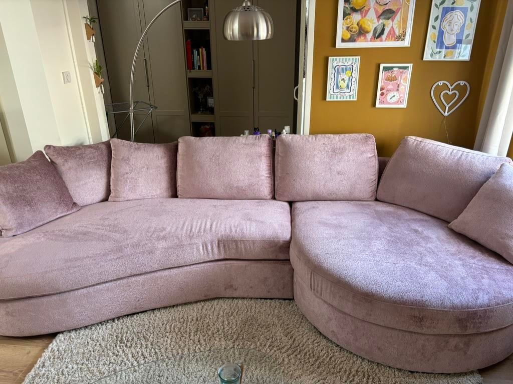 Roze bank, 1 jaar oud, Ophalen of Verzenden, Zo goed als nieuw