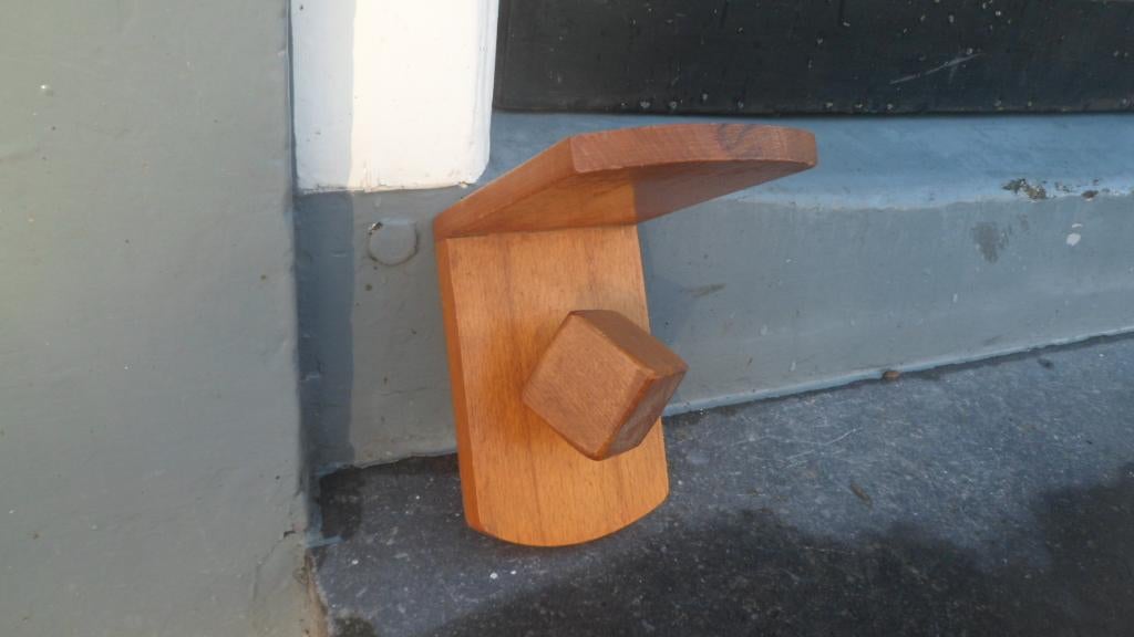 Houten wandconsole wandplankje muurplankje wandschapje, Ophalen of Verzenden, Gebruikt