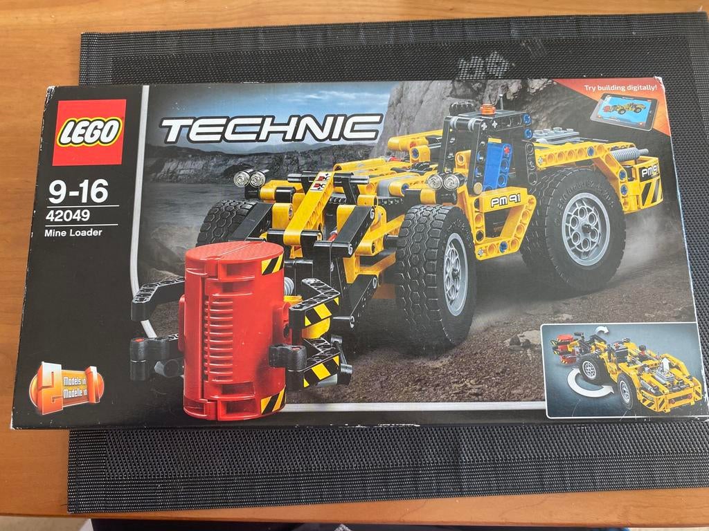 Lego technics 42049 - Mijnbouwlader, Ophalen of Verzenden, Zo goed als nieuw, Complete set, Lego