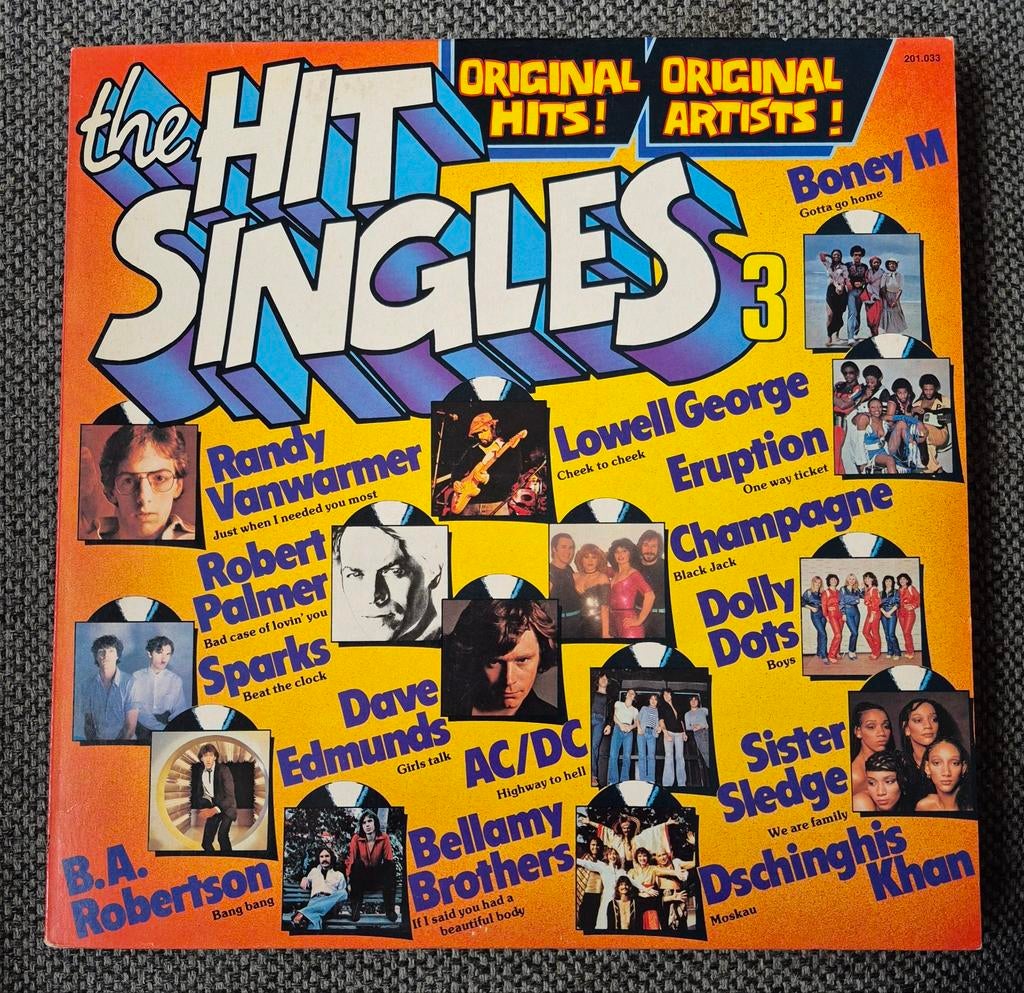 THE Hitsingles! LP met ACDC in Nieuwstaat - Krasvrij!, Ophalen of Verzenden, Zo goed als nieuw, Pop