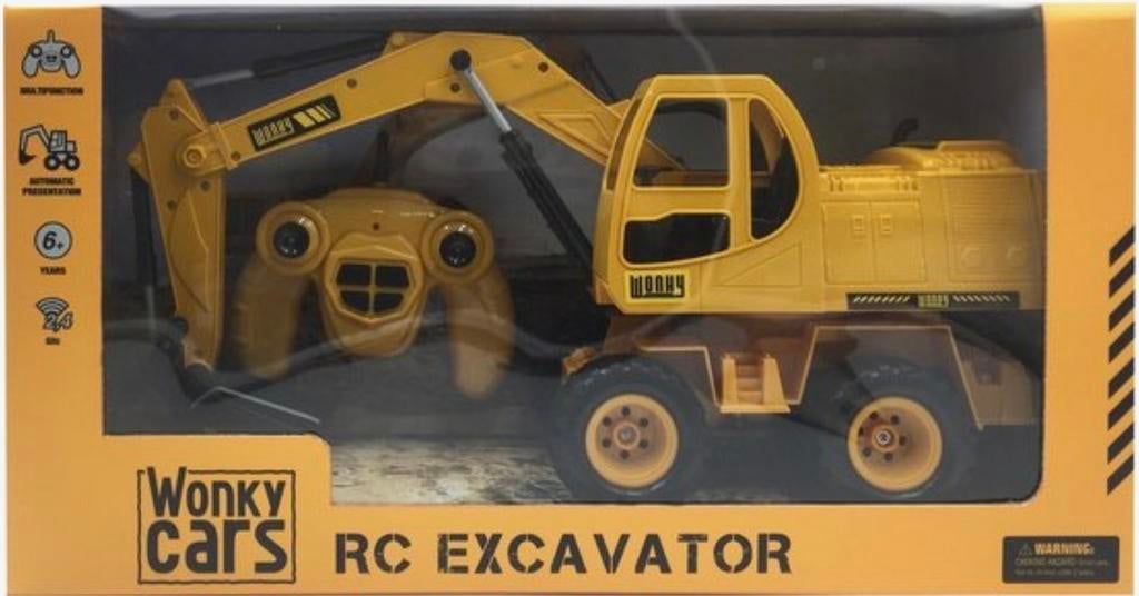 Wonky Cars RC Graafmachine - Nieuw in doos!, Dorpsweg Spankeren, Spelendehollander, Info@spelendehollander.nl, Nieuw