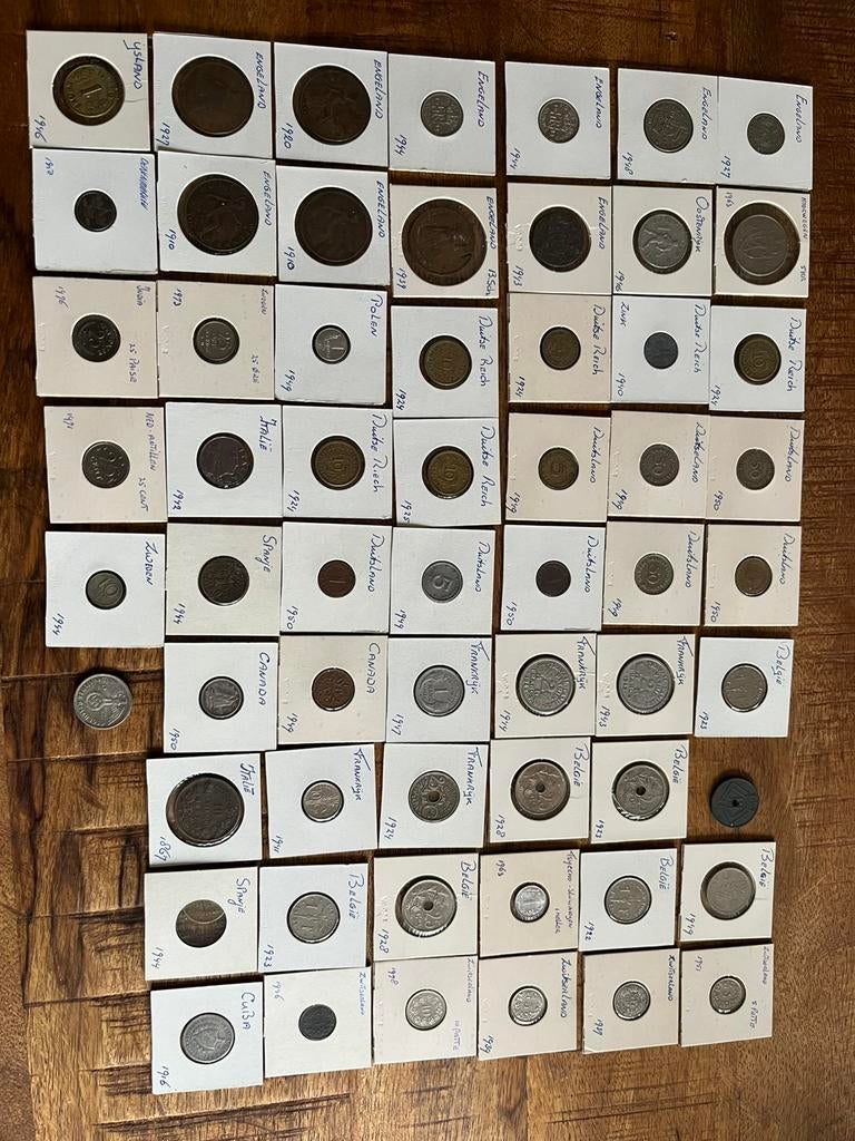 Buitenlandse munten, Ophalen of Verzenden, Overige landen