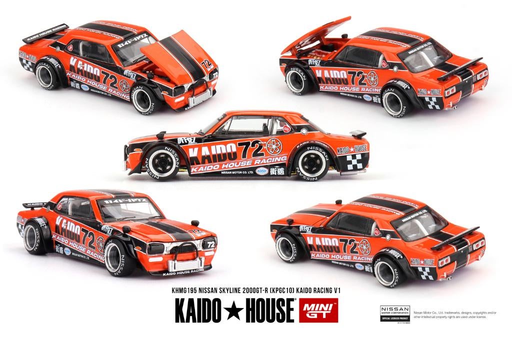 Mini GT 1/64 - Nissan Skyline 2000GT-R Kaido V1 Mgt388, Hobby en Vrije tijd, Modelauto's | Overige schalen, Nieuw, Auto, Verzenden