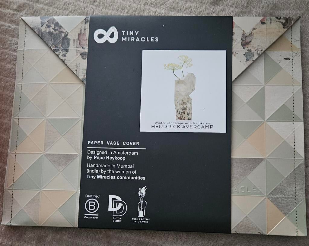 Papier Vase Cover - Tiny Miracles, Huis en Inrichting, Stoffering | Gordijnen en Lamellen, Nieuw, Minder dan 100 cm, Ophalen