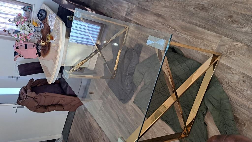 Te koop salontafel, Huis en Inrichting, Tafels | Salontafels, Ophalen, 100 tot 150 cm, 50 tot 75 cm, 50 tot 100 cm