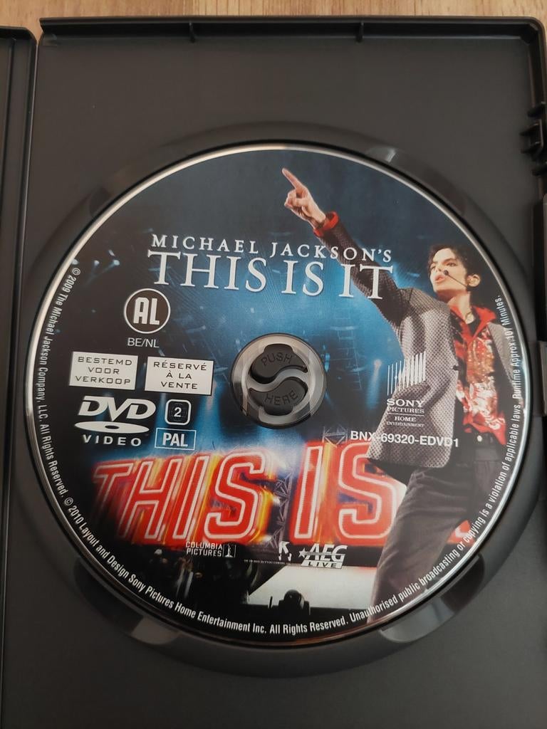 Michael Jackson - This Is It DVD, Alle leeftijden, Ophalen of Verzenden, Zo goed als nieuw