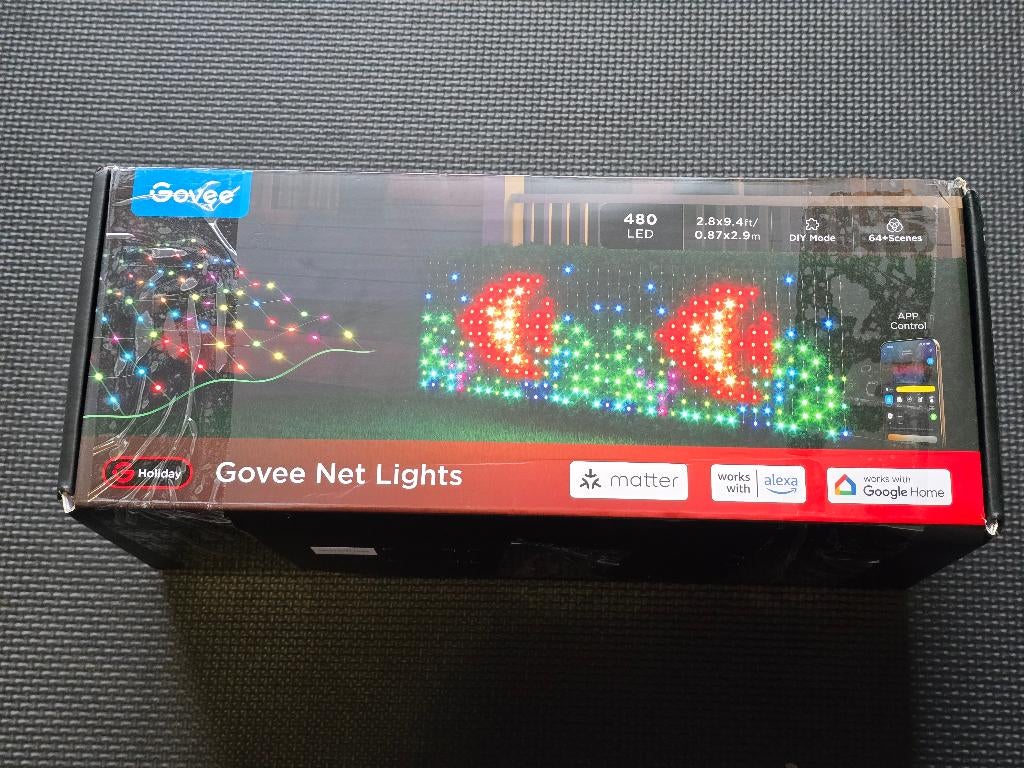 Govee Net Lights H6811 0.87m  2.9m, Ophalen, Led-lamp, Minder dan 30 watt, E27 (groot)