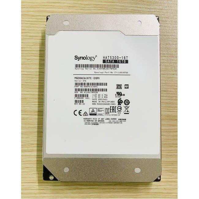Synology HAT5300 16TB (2 op voorraad), Intern, Gebruikt, Synology, Server