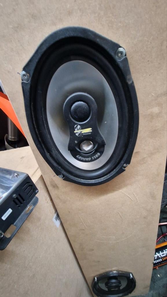 Ground Zero speakers met tweeters 200W, Auto diversen, Autospeakers, Ophalen of Verzenden, Gebruikt