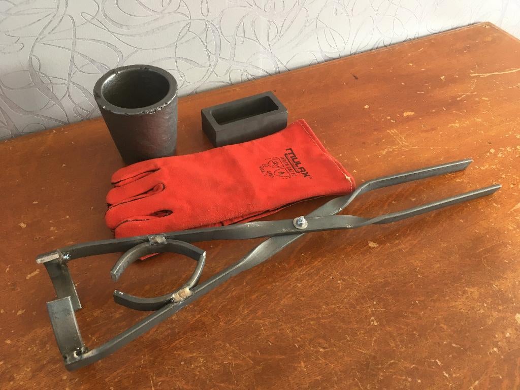 Smeltoven gietmal lifttang giettang smeltkroes, Smeltovenstraat 1, Nieuw, Ophalen of Verzenden, Smeltovenwinkel.nl