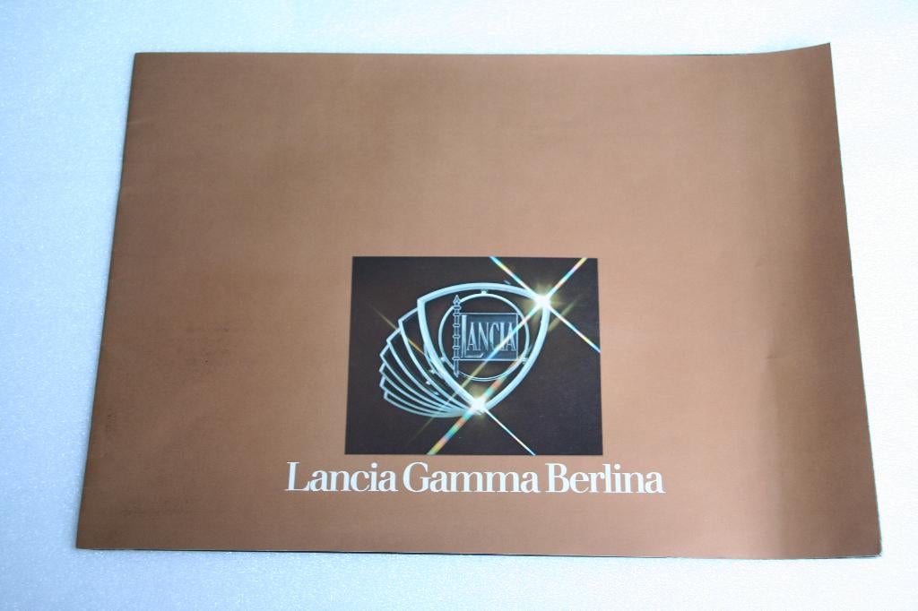 Folder Lancia Gamma Berlina (30-09-1976) (44), Ophalen of Verzenden, Nieuw, Overige merken