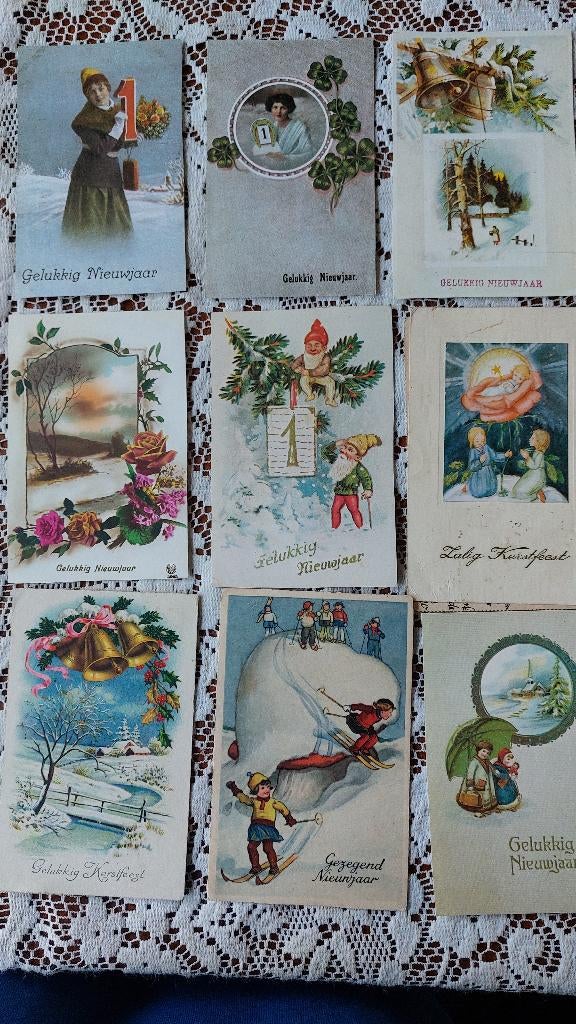 NOSTALGISCHE ANSICHTKAARTEN, Ophalen of Verzenden, 1940 tot 1960, Ongelopen, Feest(dag)