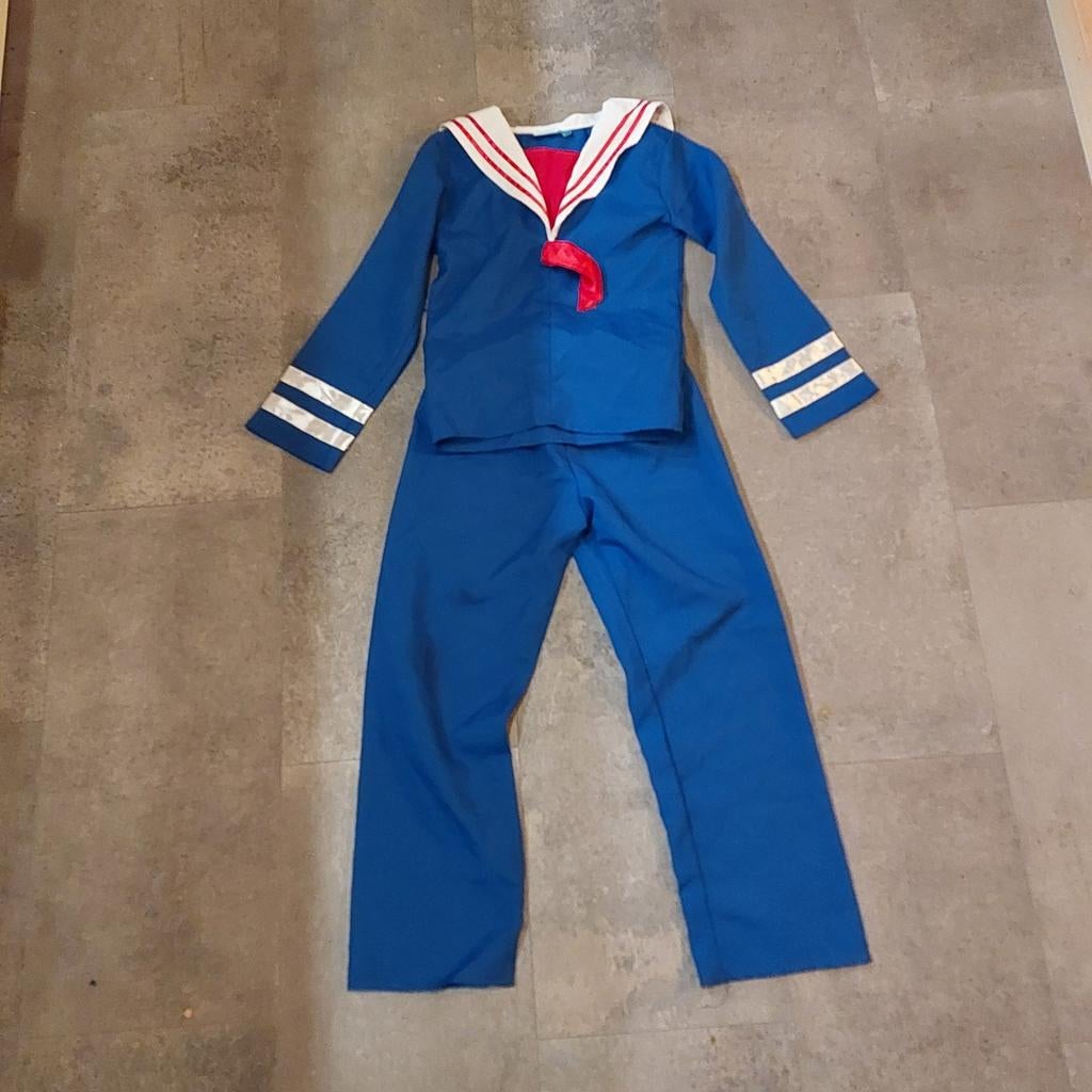 Matrozenpakje Maat 140, Ophalen of Verzenden, Zo goed als nieuw, 134 t/m 140, Jongen of Meisje