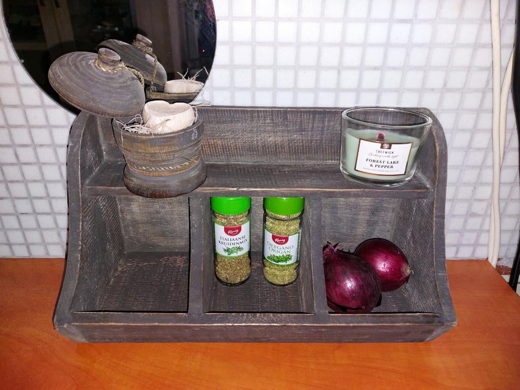 Houten Gruttersbak / Kruidenrek, Ophalen of Verzenden, Nieuw