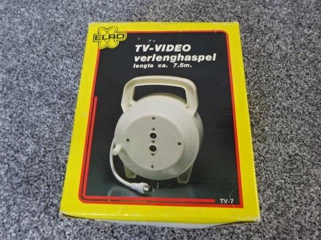 Tv-video verlenghaspel / 7,5 meter / nog in de doos, Ophalen of Verzenden, Nieuw, 5 tot 10 meter, Coaxiale kabel