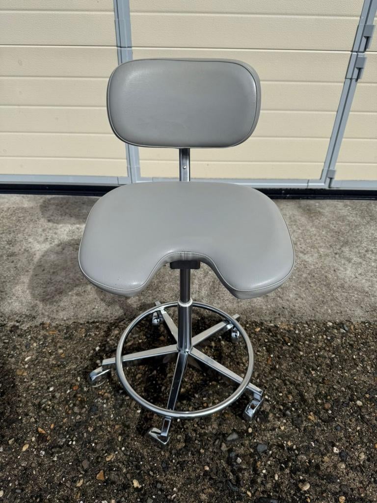 Mr Dental l Grijze Assistente / Tandarts stoel l Tandarts, Ophalen of Verzenden, Gebruikt