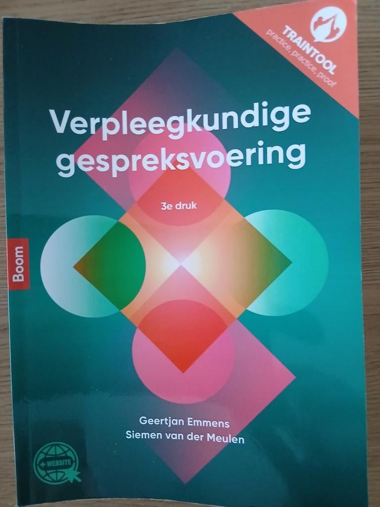 Verpleegkundige gespreksvoering - 3e druk, Boeken, Studieboeken en Cursussen, Ophalen of Verzenden