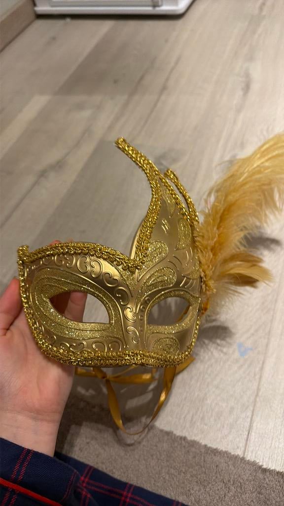 Carnavals mask, Kleding | Heren, Carnaval, Overige maten, Ophalen of Verzenden, Zo goed als nieuw
