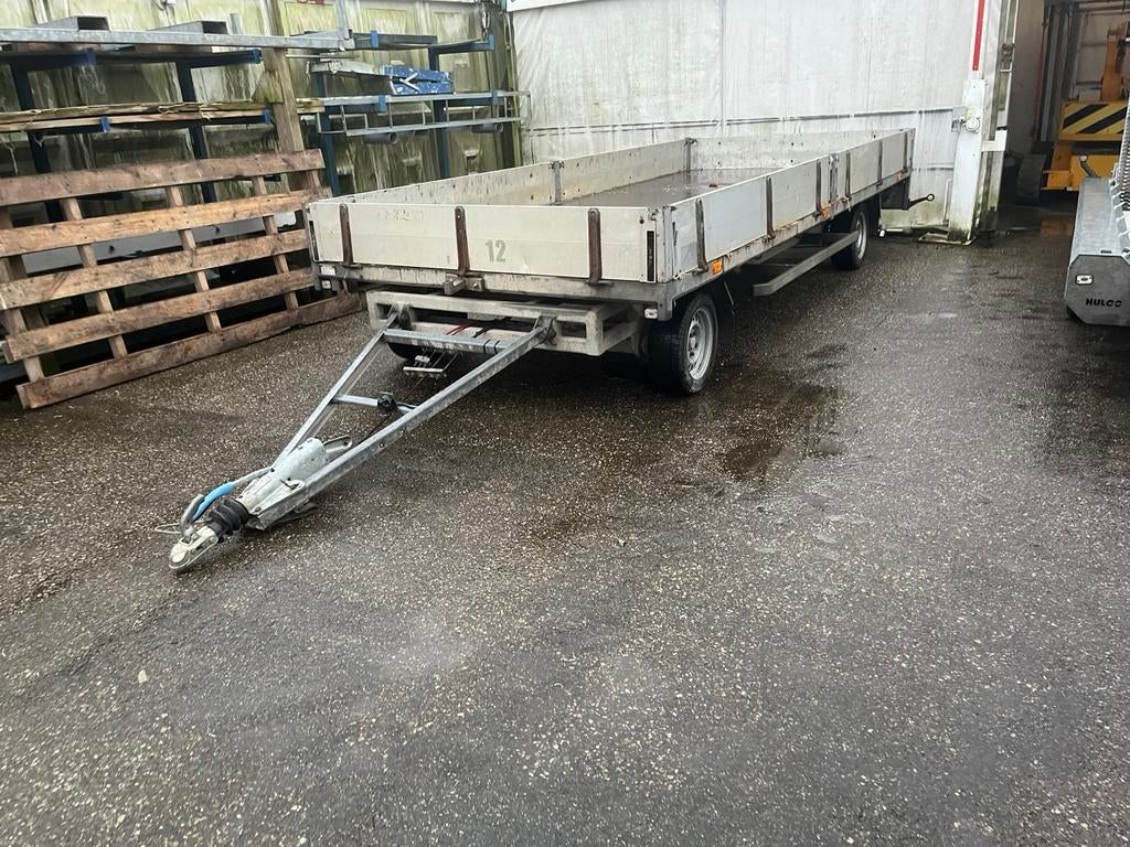 TOP TS2V schamelwagen, schamelaanhanger goede vloer!, Auto diversen, Aanhangers en Bagagewagens, Ophalen, Gebruikt, TopPopPad 12