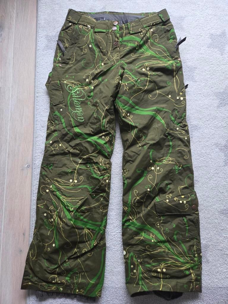 Salomon Skibroek Maat S - Wintersport, Broek, Salomon, Ophalen of Verzenden, Maat 36 (S)