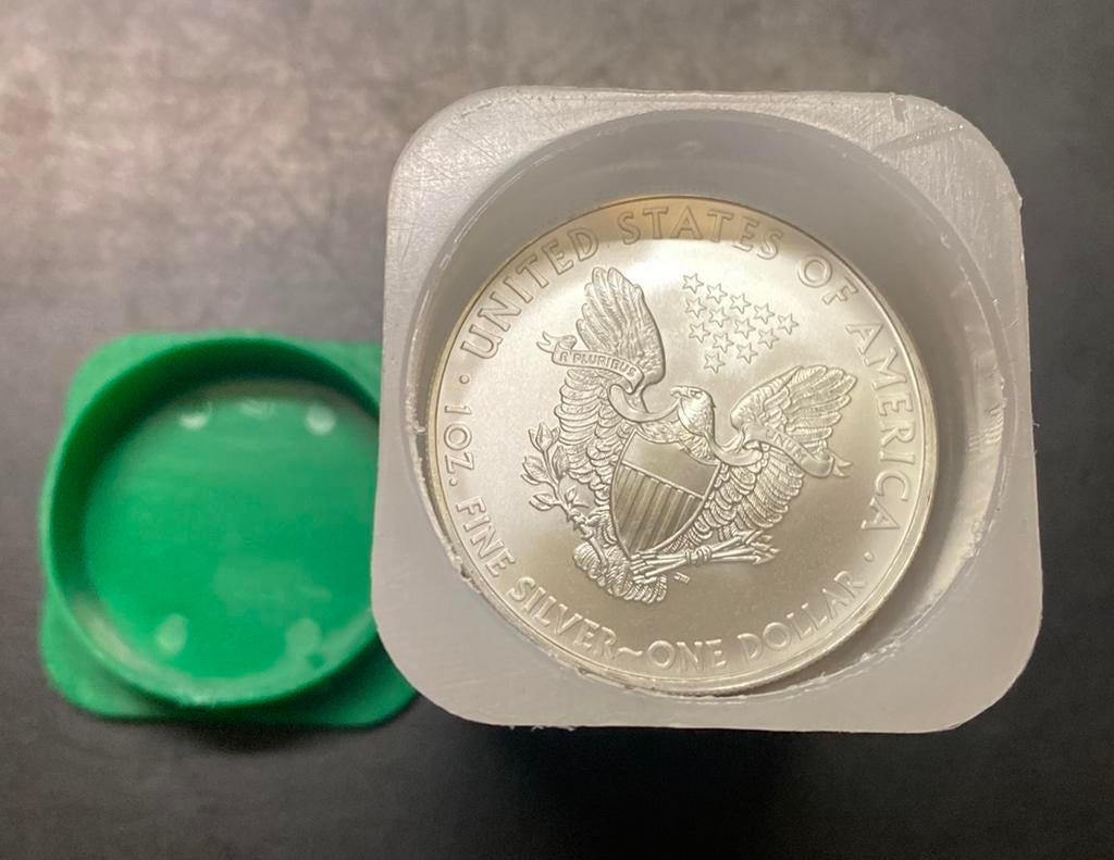 gezocht Officiële ounces ruilen tegen NL zilver +10%, Ophalen of Verzenden, Zilver