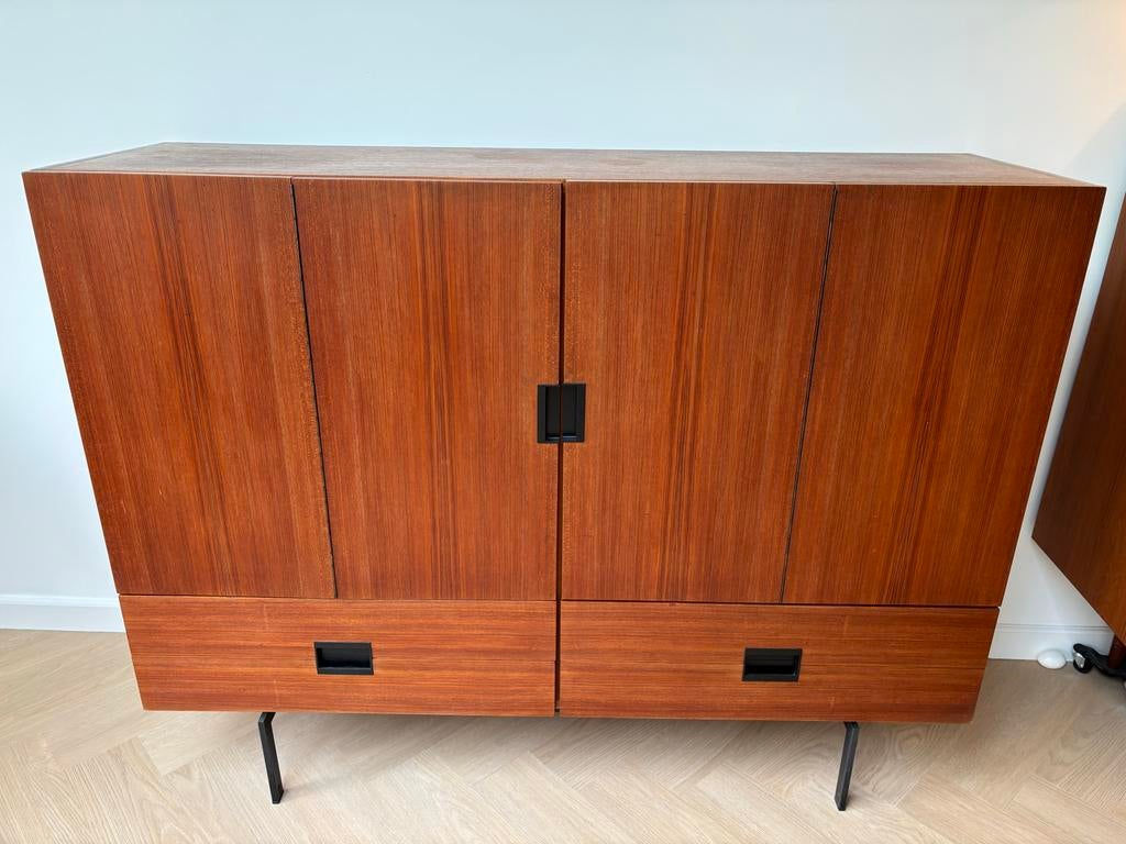 Cees Braakman Pastoe CU04 japanse serie dressoir mid century, Ophalen, Gebruikt, Overige materialen, 25 tot 50 cm