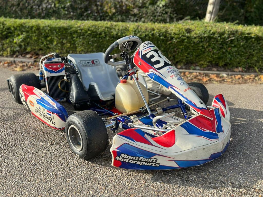 OTK Kosmic Met Rotax Senior EVO 1 en Mychron Laptimer, Ophalen, Gebruikt, Kart