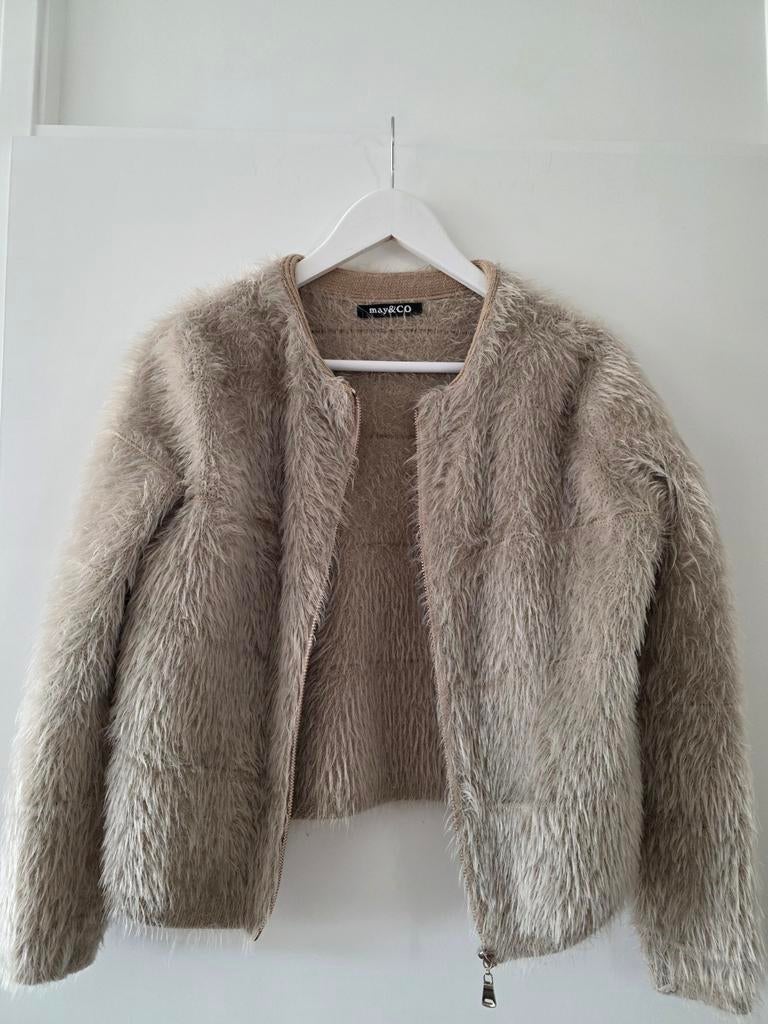 Leuk vest van may&CO maat S/M, Maat 38/40 (M), Beige, Ophalen of Verzenden, Jasje