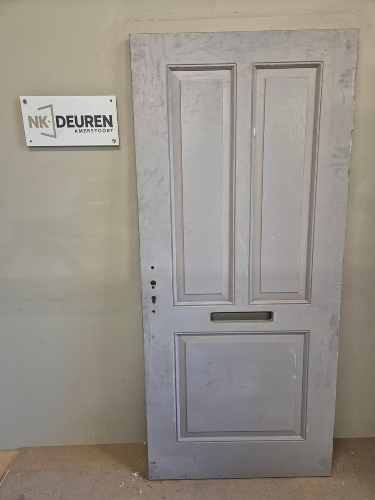 Merbau hardhouten voordeur (92x206) Ongebruikt, Ophalen, Zo goed als nieuw, Buitendeur, 200 tot 215 cm