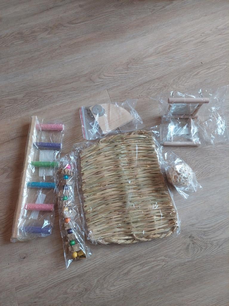 Speelgoed vogelkooi, Ophalen, Nieuw, Hout, Vogelkooi